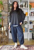 Lagen Shelby Barrel Pant Navy 